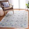 Safavieh Brentwood Machine Made Area Rug, Ivory / Blue Traditional Style Easy Care In Blue