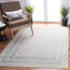 Safavieh Brentwood Machine Made Area Rug, Ivory / Grey Traditional Style Easy Care In Gray
