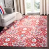 Safavieh Brentwood Machine Made Area Rug, Red / Ivory Traditional Style Easy Care