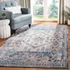 Safavieh Bristol Machine Made Area Rug, Cream / Grey Traditional Style Easy Care In Blue