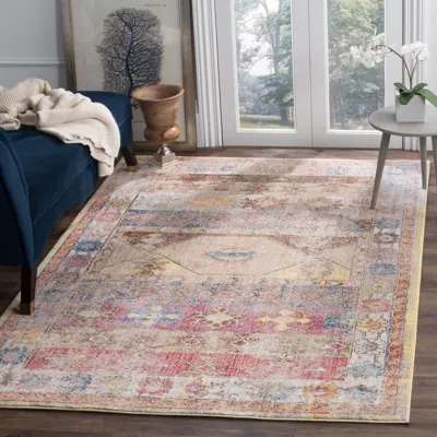 Safavieh Bristol Machine Made Area Rug, Multi Traditional Style Easy Care