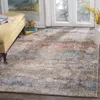 Safavieh Bristol Machine Made Area Rug, Turquoise / Multi Transitional Style Easy Care In Multi