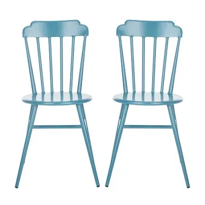 Safavieh Broderick Outdoor Collection 2-pc. Lounge Chair In Blue