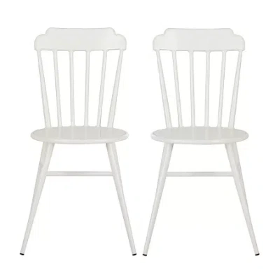 Safavieh Broderick Outdoor Collection 2-pc. Lounge Chair In White