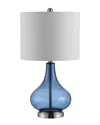 Safavieh Brooks Glass Table Lamp In Blue