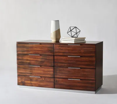 Safavieh Brylin 8 Drawer Dresser In Brown