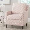 Safavieh Buckler Club Chair - Silver Nail Heads
