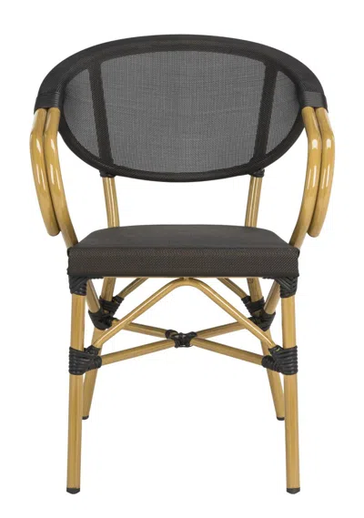 Safavieh Burke Arm Chair In Black