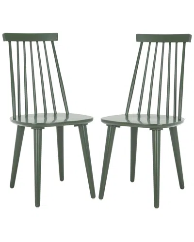 Safavieh Burris Side Chair In Green