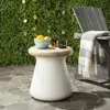 Safavieh Button Indoor/outdoor Modern Concrete Round 18.1-inch H Accent Table