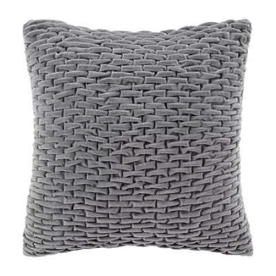 Safavieh Caine Square Throw Pillow In Gray