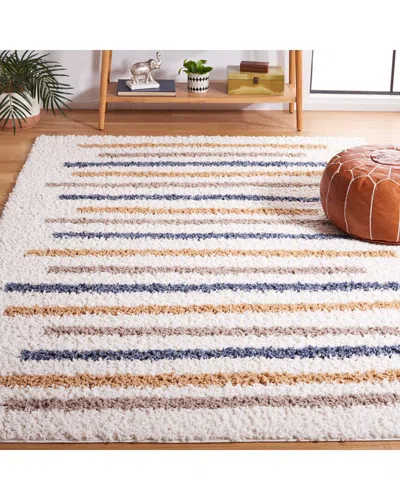 Safavieh Calico Shag Power Loomed Rug In Multi