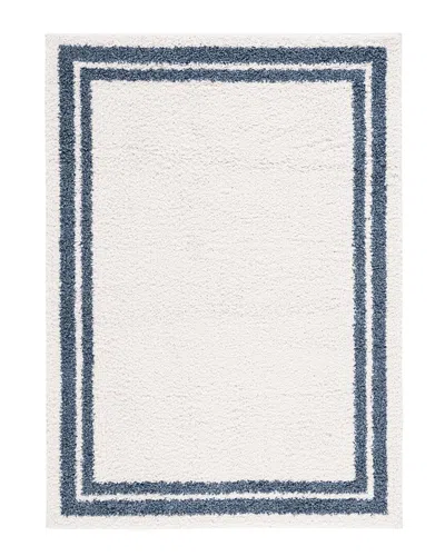 Safavieh Calico Shag Power Loomed Rug In Ivory
