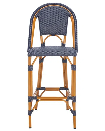 Safavieh California Bar Stool In Navy