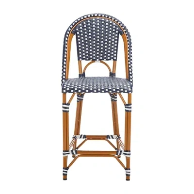 Safavieh California Counter Height Bar Stool In Blue