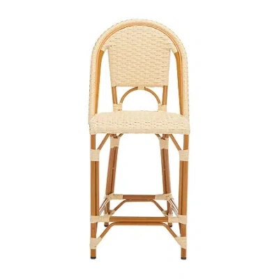 Safavieh California Counter Height Bar Stool In Nude