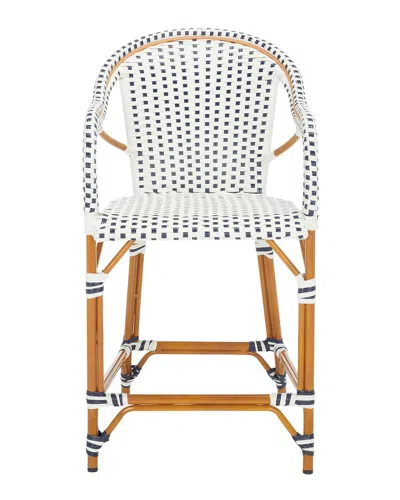 Safavieh California Counter Stool With Arm In Animal Print