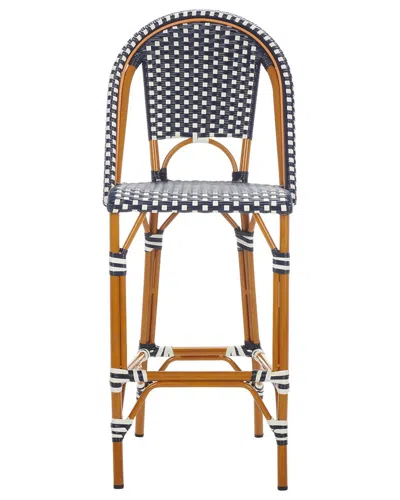 Safavieh California Bar Stool In Navy