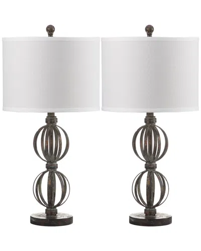Safavieh Calista 27.75in Double Sphere Table Lamp In Multi