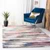 Safavieh Calista Machine Made Area Rug, Ivory / Rust Contemporary Style Easy Care In Multi