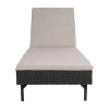 Safavieh Cam Collection Patio Lounge Chair In Black