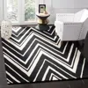 Safavieh Cambridge Hand Made Area Rug, Black / Ivory Contemporary Style Non-shedding