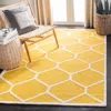Safavieh Cambridge Hand Made Area Rug, Gold / Ivory Contemporary Style Non-shedding In Yellow