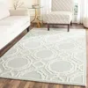 Safavieh Cambridge Hand Made Area Rug, Grey / Ivory Contemporary Style Non-shedding In Neutral