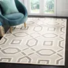 Safavieh Cambridge Hand Made Area Rug, Grey / Ivory Contemporary Style Non-shedding In Neutral