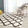 Safavieh Cambridge Hand Made Area Rug, Ivory / Black Contemporary Style Non-shedding In Neutral
