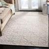 Safavieh Cambridge Hand Made Area Rug, Ivory / Grey Contemporary Style Non-shedding