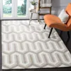 Safavieh Cambridge Hand Made Area Rug, Light Blue / Grey Contemporary Style Non-shedding In Neutral