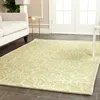 Safavieh Cambridge Hand Made Area Rug, Light Green / Ivory Contemporary Style Non-shedding In Yellow