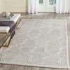 Safavieh Cambridge Hand Made Area Rug, Light Grey / Ivory Contemporary Style Non-shedding In Gray