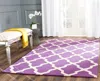 Safavieh Cambridge Hand Made Area Rug, Purple / Ivory Contemporary Style Non-shedding In Purple
