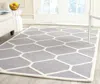Safavieh Cambridge Hand Made Area Rug, Silver / Ivory Contemporary Style Non-shedding In Gray