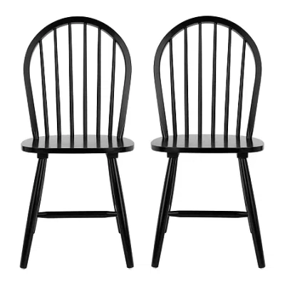 Safavieh Camden Dining Collection 2-pc. Dining Chair In Black