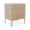 Safavieh Camden Faux Shagreen Nightstand In Beige
