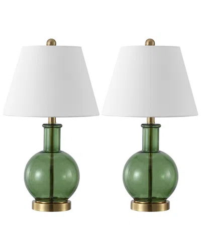 Safavieh Camelie Table Lamp In Green