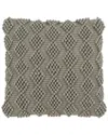 Safavieh Camie Wool-blend Pillow In Grey