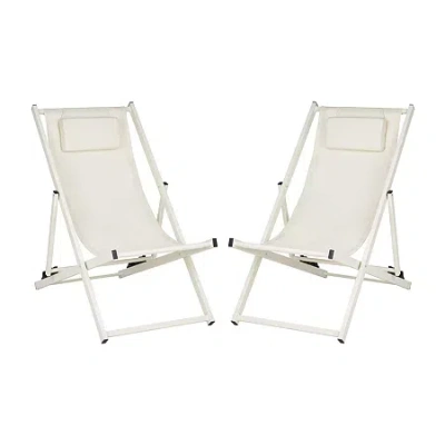 Safavieh Camlin Sling Chairs 2-pc. Sling Chair In White