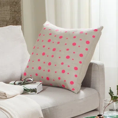 Safavieh Candy Buttons Linen Throw Pillow