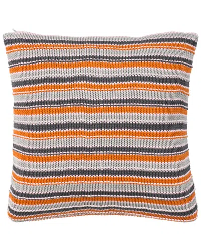 Safavieh Candy Stripe Knit Pillow In Multi