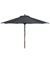 Safavieh Cannes 9ft Wooden Outdoor Umbrella