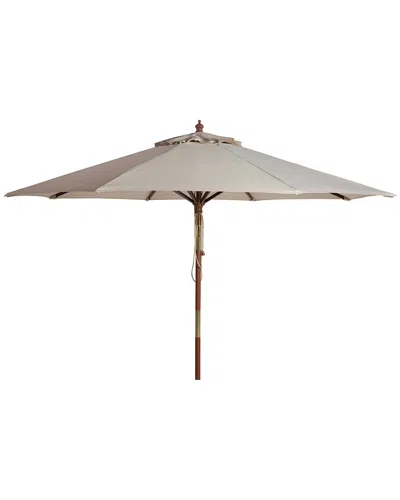 Safavieh Cannes 9ft Wooden Outdoor Umbrella