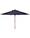 Safavieh Cannes 9ft Wooden Outdoor Umbrella