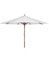 Safavieh Cannes 9ft Wooden Outdoor Umbrella