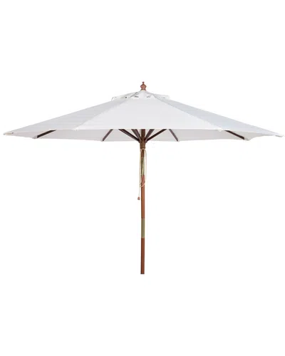 Safavieh Cannes 9ft Wooden Outdoor Umbrella