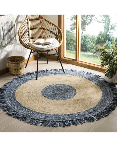Safavieh Cape Cod Britt Hand Woven Rug In Blue