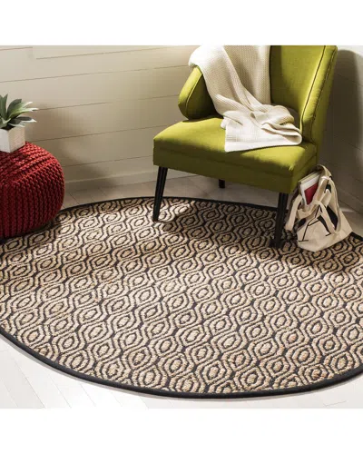 Safavieh Cape Cod Cotton And Jute Rug In Black